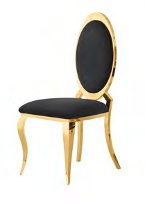 1003BK-GOLD Modern Luxury Dining Chair