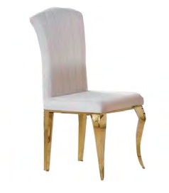 1500WH-GOLD Modern Luxury Dining Chair