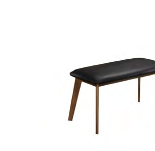 4104BK Upholstered Dining Bench