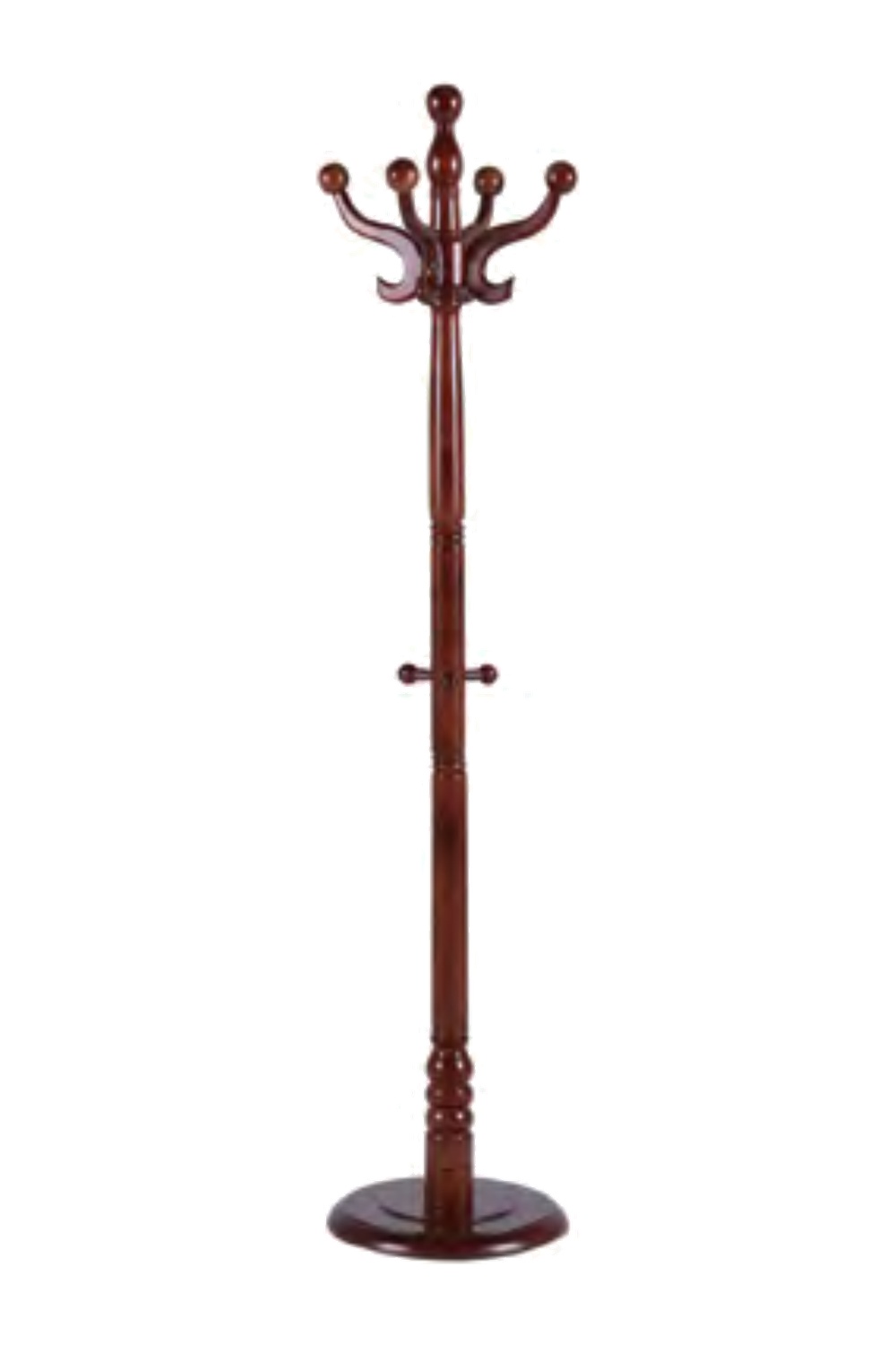 5107 Deluxe Solid Wood Coat Rack