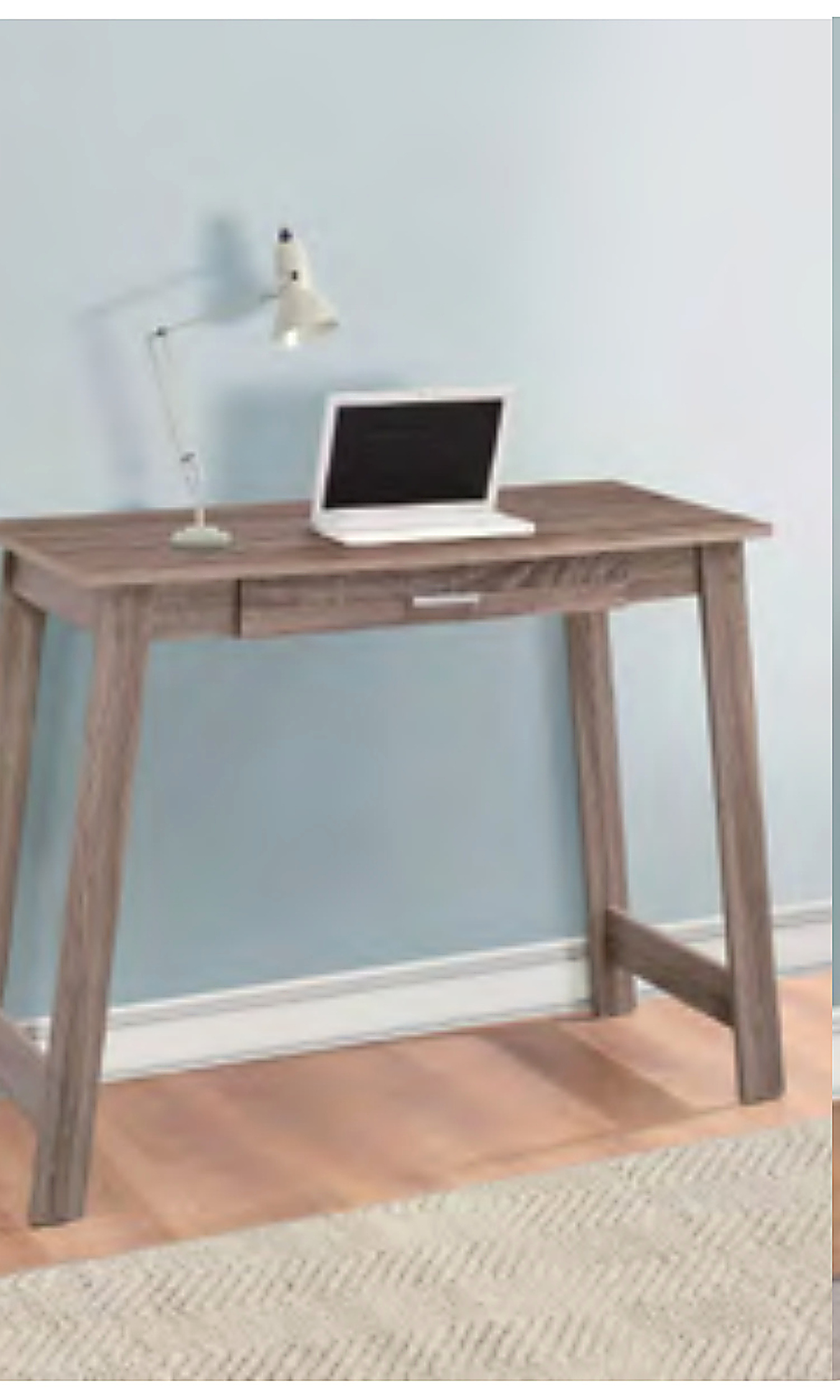 4500TAUPE Taupe Study Desk
